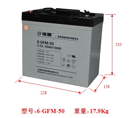 复华6-GFM-50蓄电池