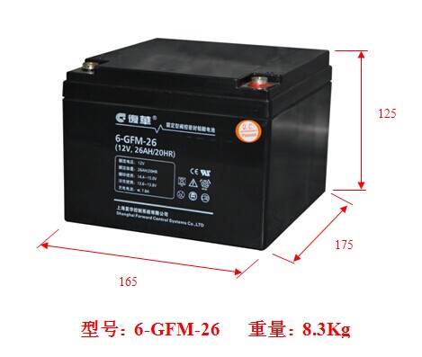 复华6-GFM-26蓄电池